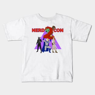 Nerd Con 2 Color Kids T-Shirt